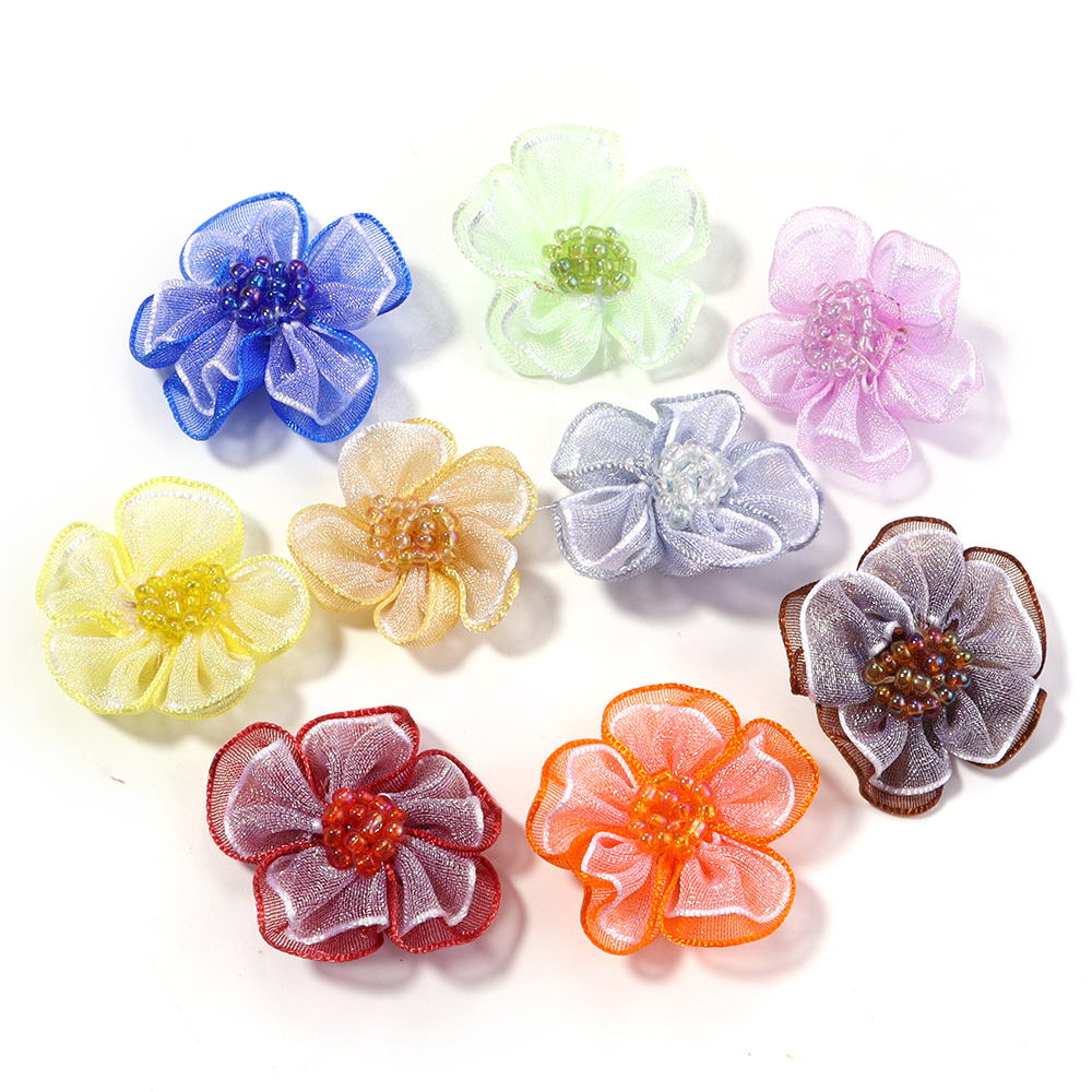 10Pcs/Lot Mesh Flower Applique - đánh giá và giá Applique Patch Flower