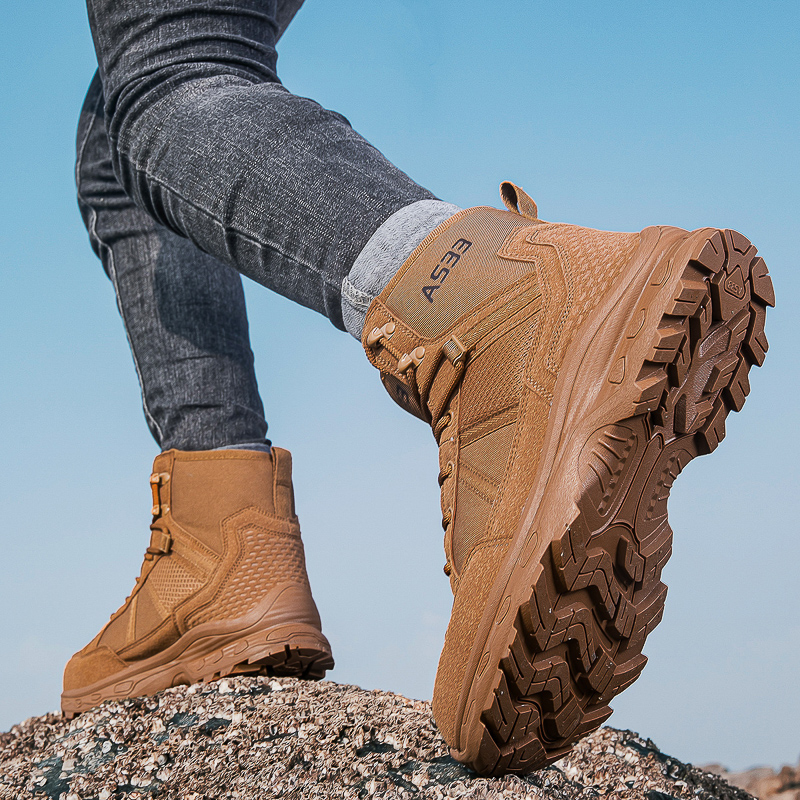 Men's Military Tactical Boots  - đánh giá và giá Guipure Lace Panel