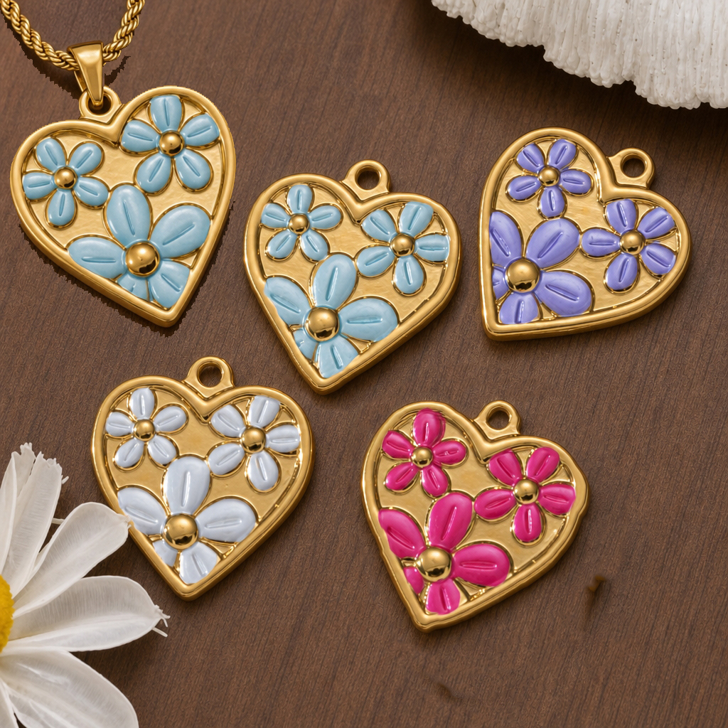 2pcs Stainless Steel Enamel He - đánh giá và giá Embellishment Crafts