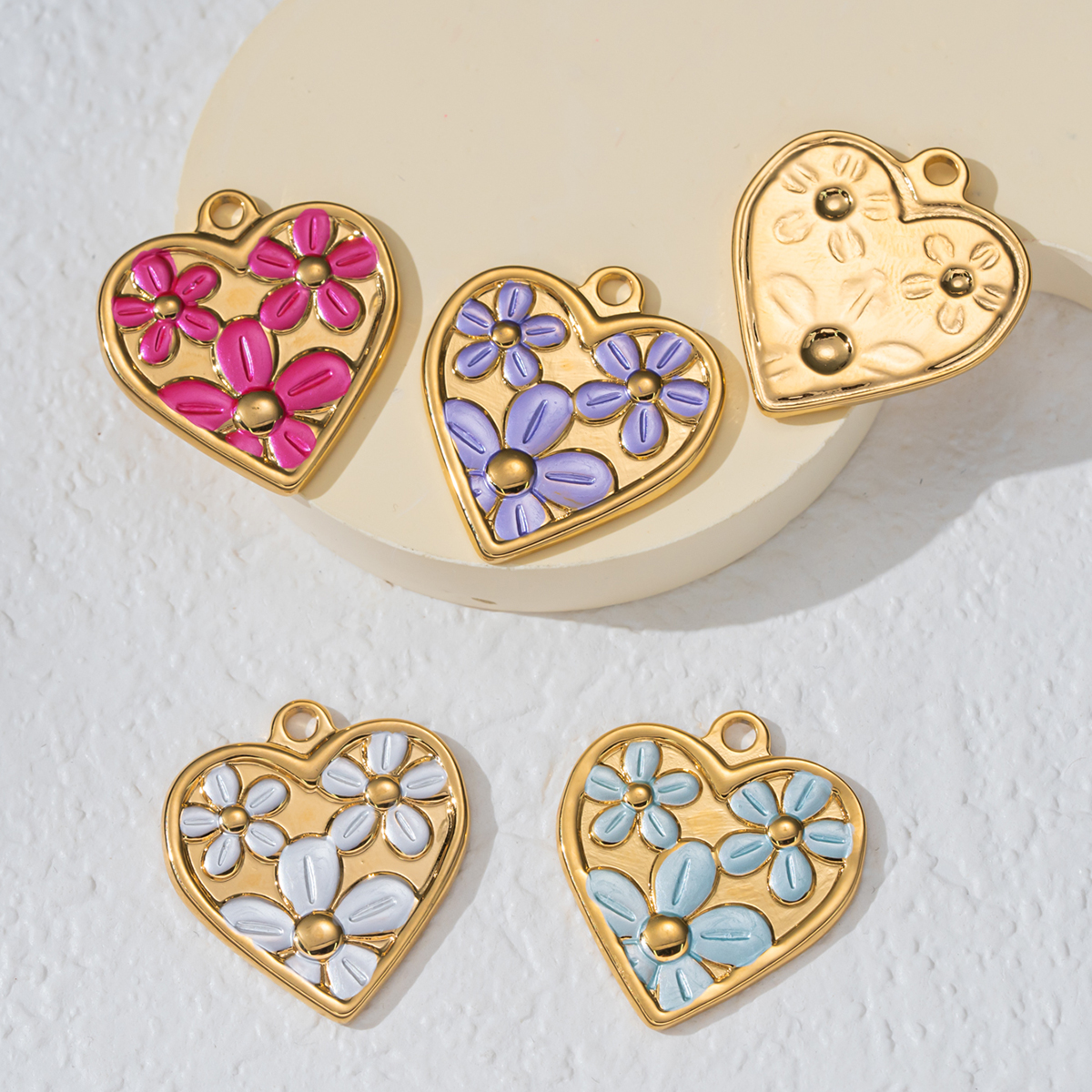 2pcs Stainless Steel Enamel He - đánh giá và giá Embellishment Crafts