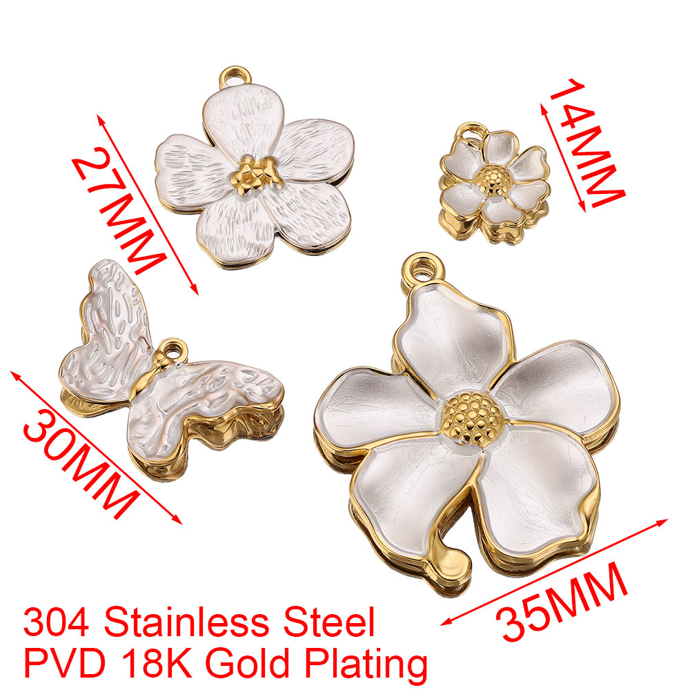 4PCS Stainless Steel White Cha - đánh giá và giá Embellishment Crafts