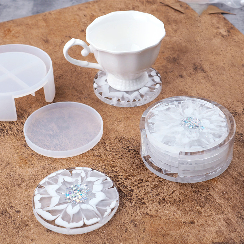 SNASAN Coaster Cup Mat Silicon - đánh giá và giá Craft Embellishment Storage