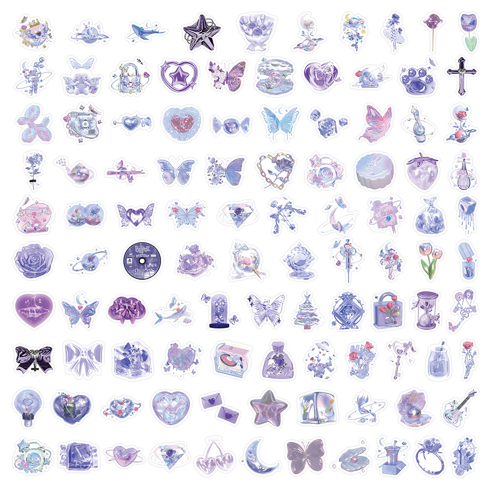 103 Pcs Glittery Shimmery Purp - đánh giá và giá Craft Embellishment World