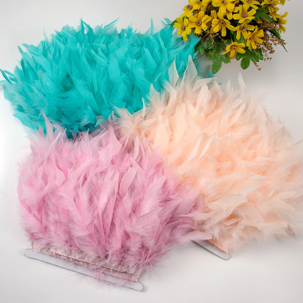 1M Natural Turkey Feathers Tri - đánh giá và giá Feather Trim Marabou