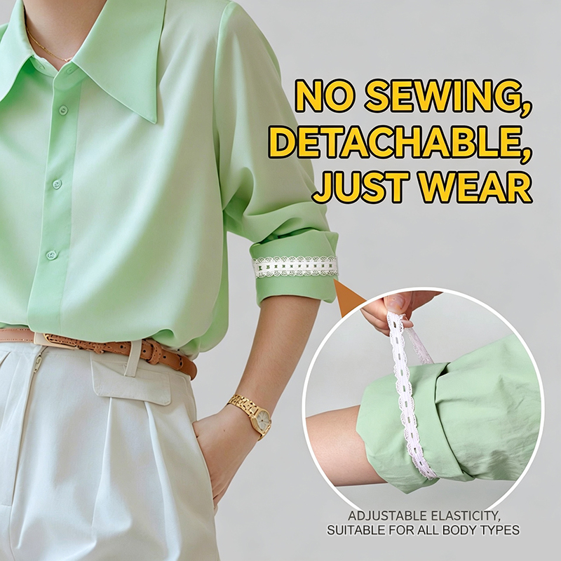 2/4Pcs Adjustable Lace Sleeve  - đánh giá và giá Guipure Lace Panel