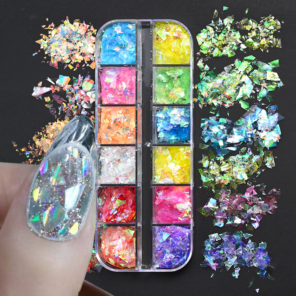 6Grids Shiny Iridescent Mermai - đánh giá và giá Glitter Vinyl Roll