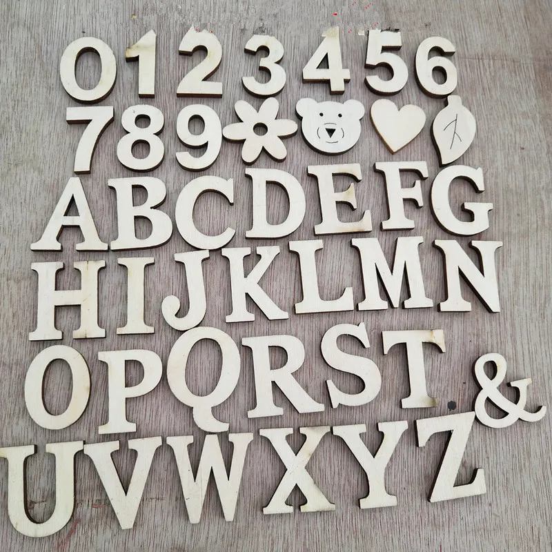 Self-sticking Wooden 0-9 Numbe - đánh giá và giá Embellishments For Scrapbooking