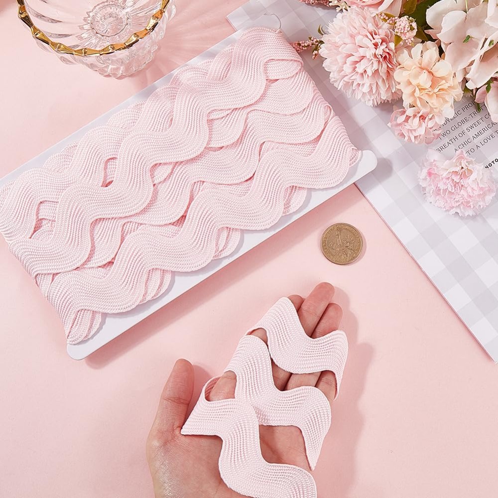 10 Yard 1.58 Inch Pink Rick Ra - đánh giá và giá Lace Ribbon Trim