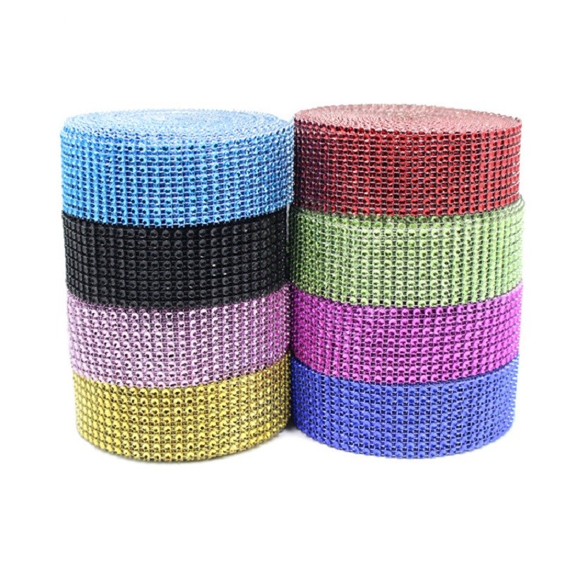 2Yard 4CM Gold Silver DIY Diam - đánh giá và giá Crystal Mesh Fabric