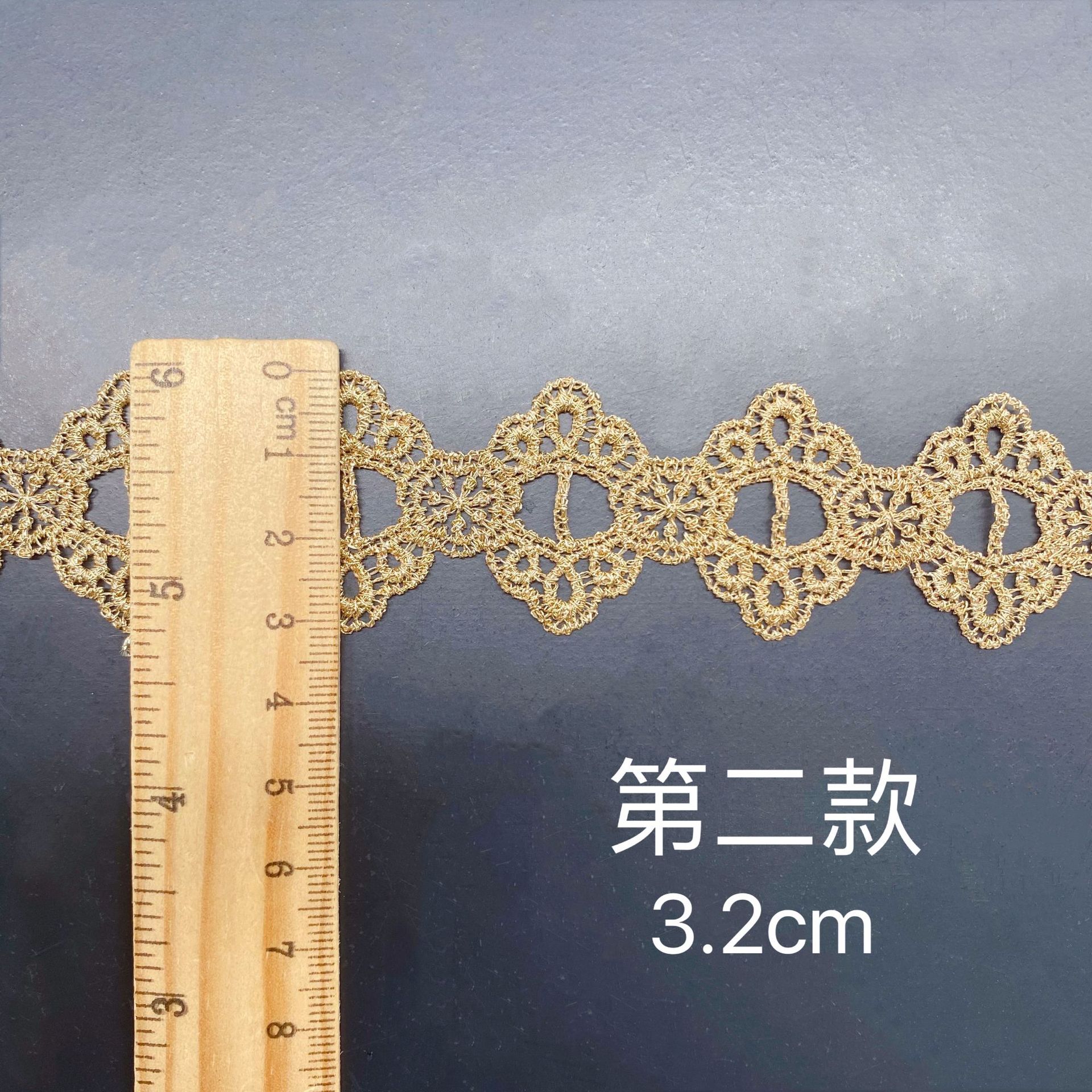 2yards Golden Embroidered Love - đánh giá và giá Lace Ribbon Trim