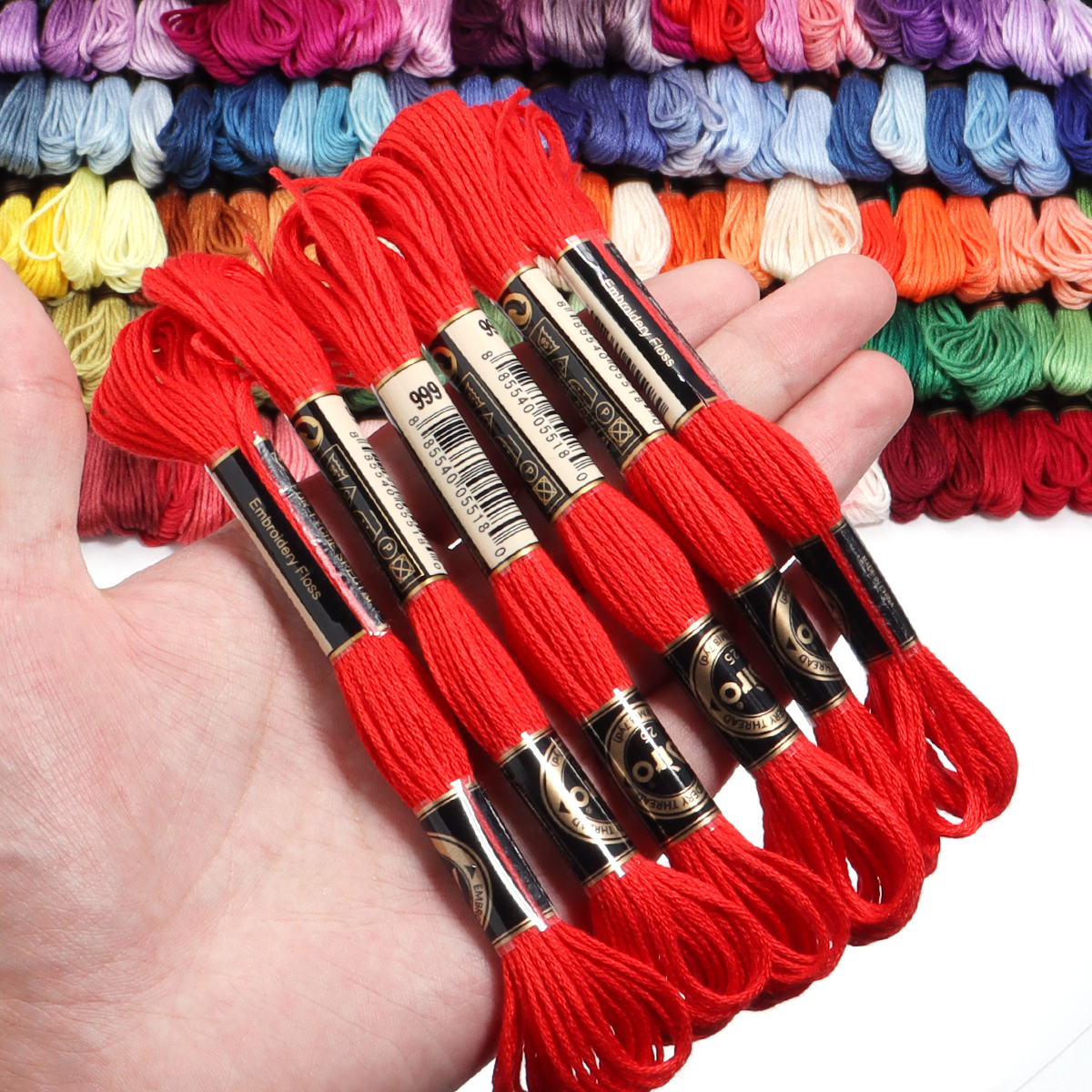 6Pcs/Lot Multicolor Polyester  - đánh giá và giá Embroidery Embellishments