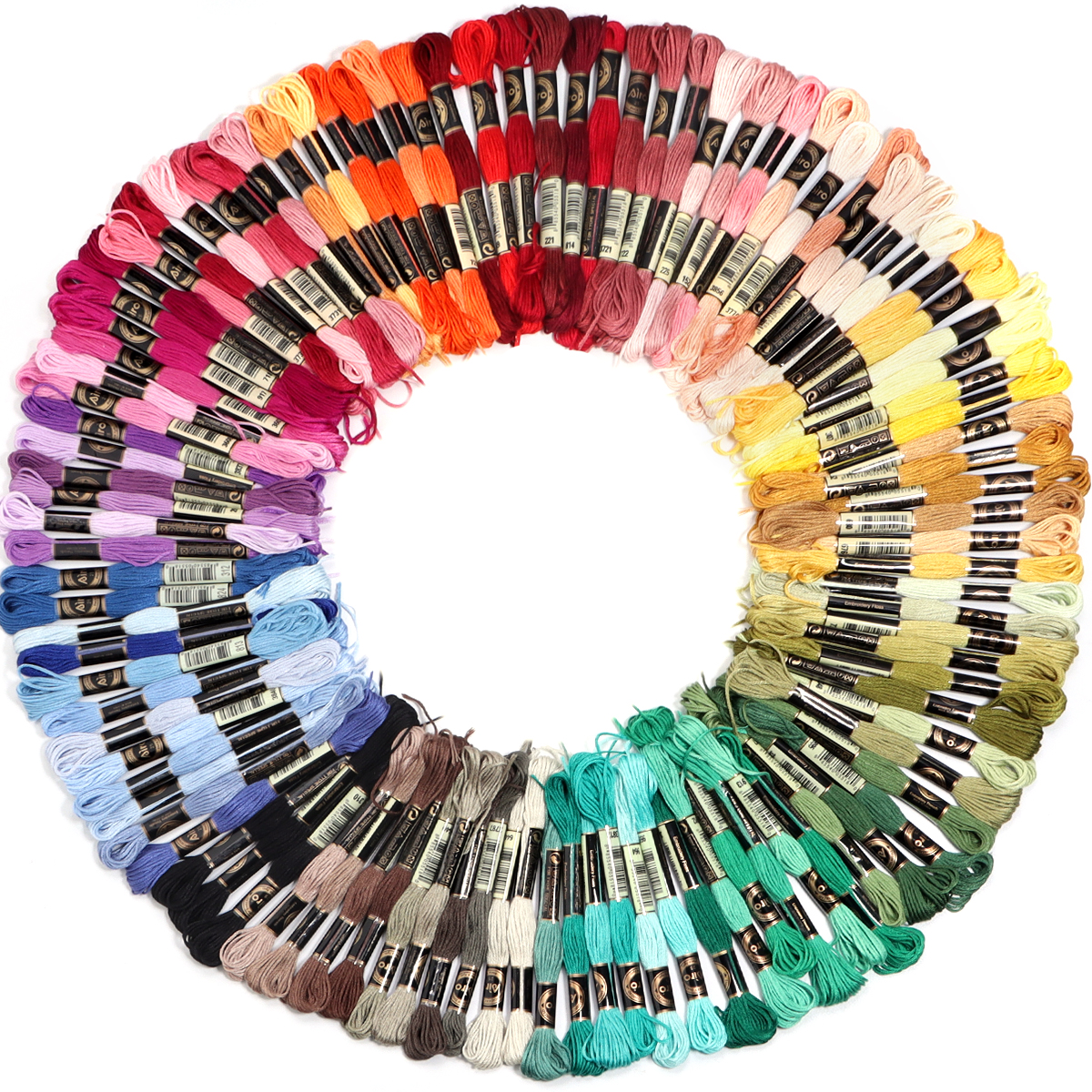 6Pcs/Lot Multicolor Polyester  - đánh giá và giá Embroidery Embellishments
