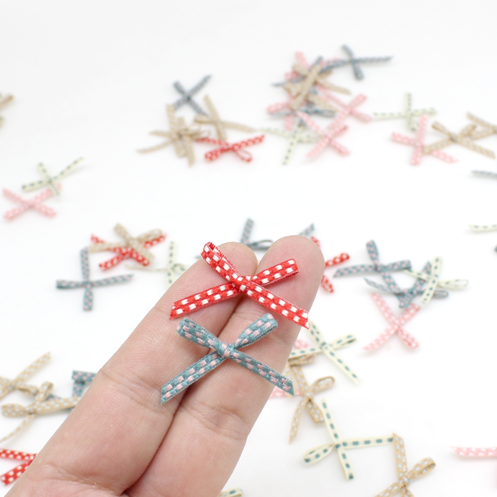 100pcs 2cm*3cm  Bowknot  Small - đánh giá và giá Embellishments For Scrapbooking