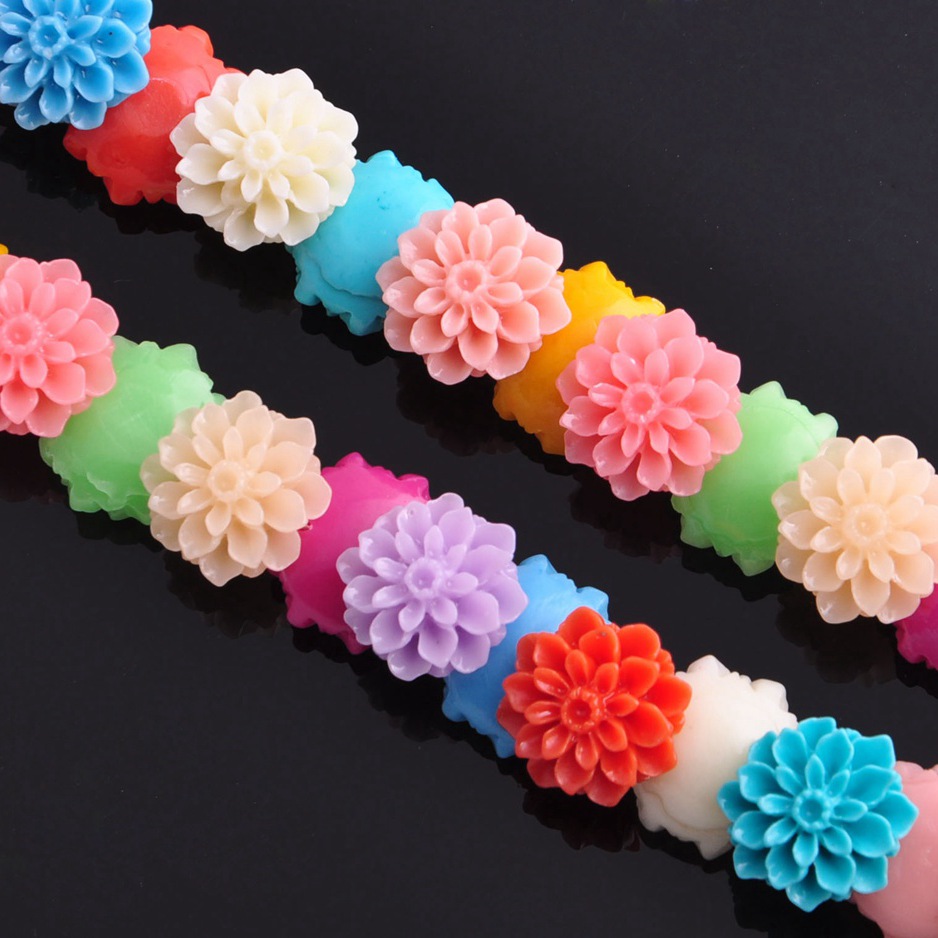 10pcs Round Flower Shape 15mm  - đánh giá và giá Embellishment Crafts