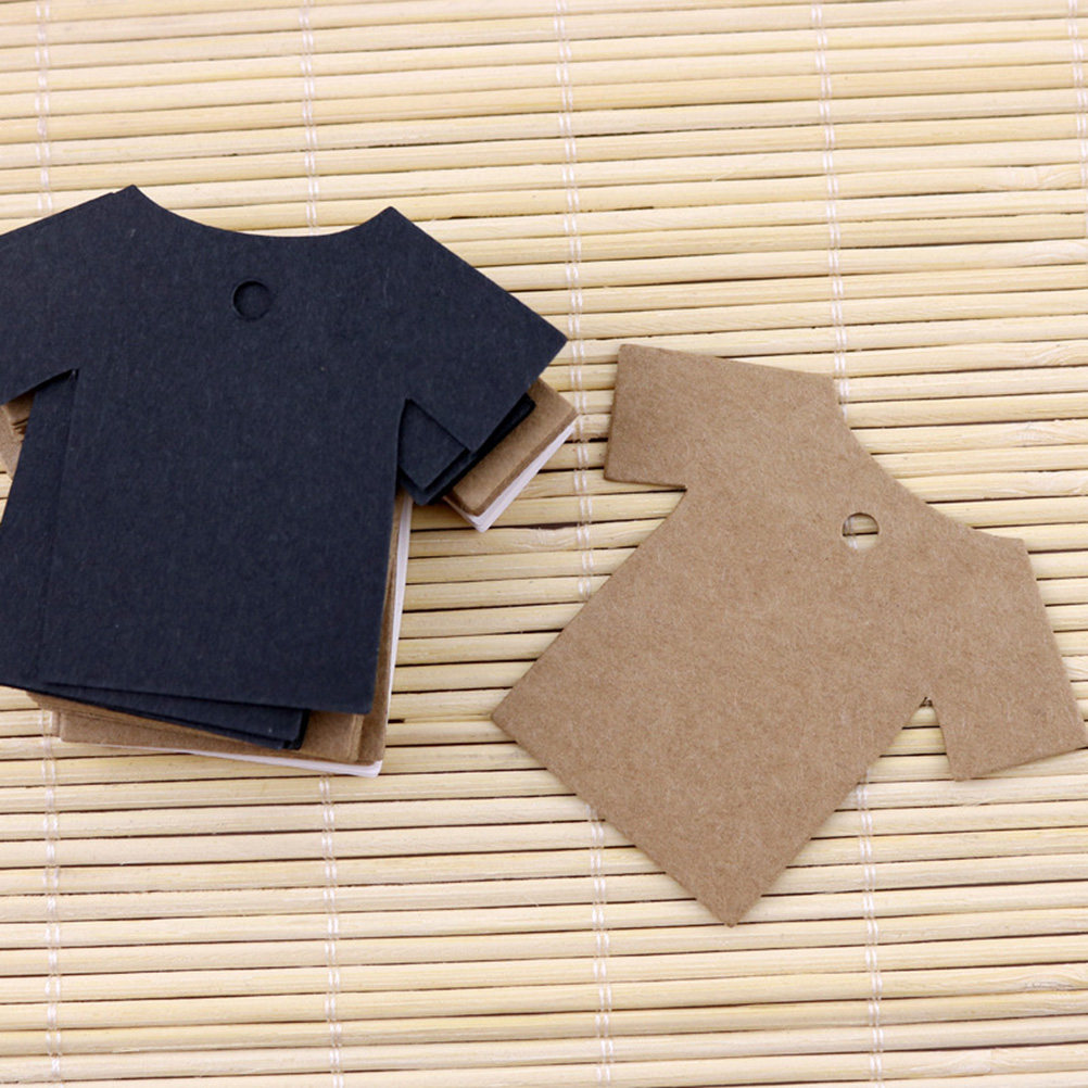 100Pcs Blank Kraft Paper Tags  - đánh giá và giá Craft Embellishments