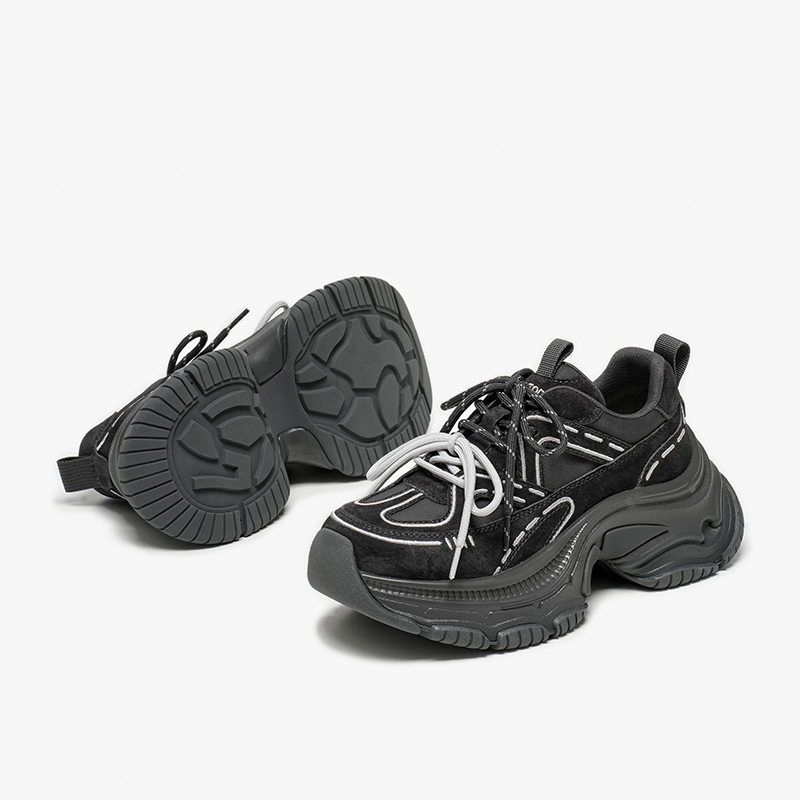 BBEAUTODAY Chunky Sneakers Wom - đánh giá và giá Guipure Lace Panel