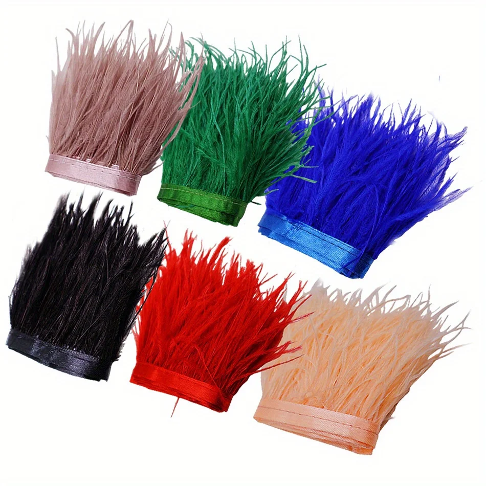 1/10M Natural Plume Black Ostr - đánh giá và giá Feather Trim Marabou