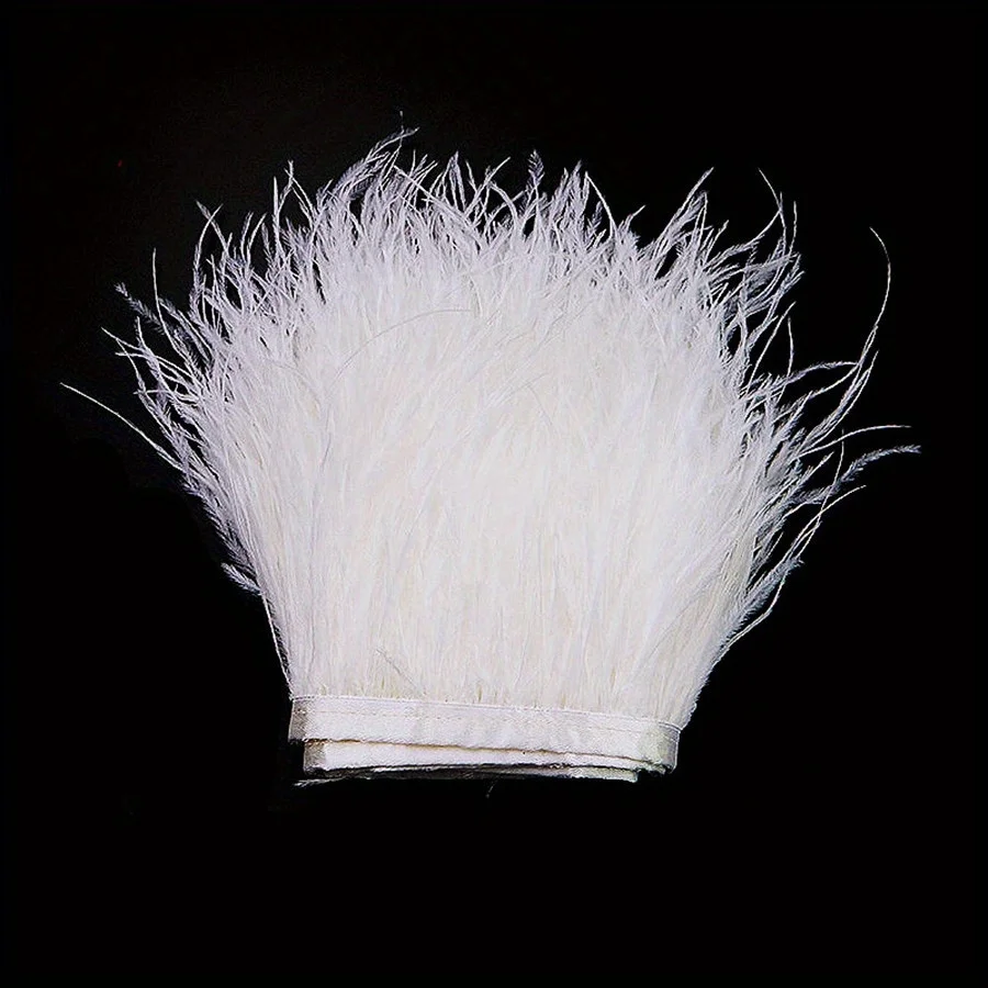 1/10M Natural Plume Black Ostr - đánh giá và giá Feather Trim Marabou