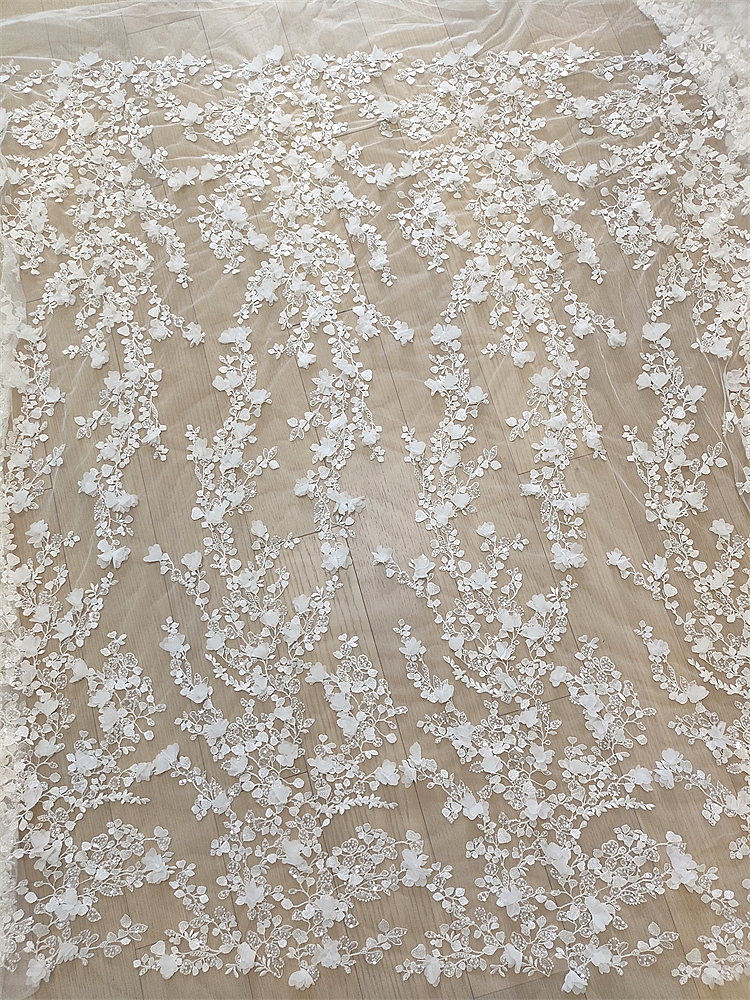 Ivory 3D Floral Hand Beaded La - đánh giá và giá Craft Embellishments