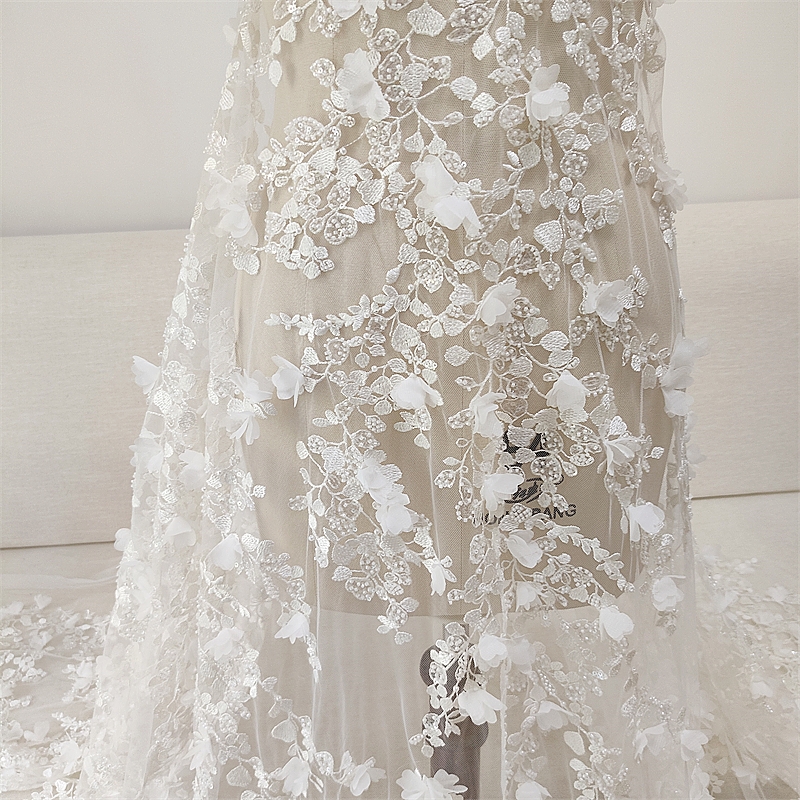 Ivory 3D Floral Hand Beaded La - đánh giá và giá Craft Embellishments