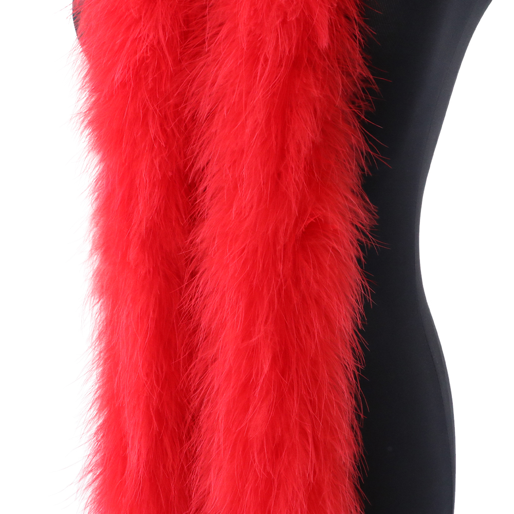 2M 50g Red Fluffy Turkey Marab - đánh giá và giá Feather Trim Marabou