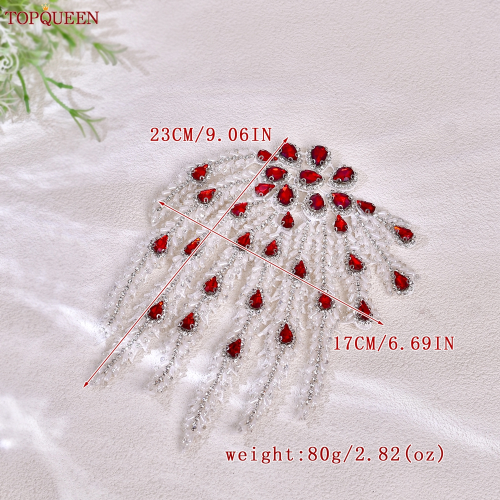 TOPQUEEN Hand-sewn Beaded Tass - đánh giá và giá Sew On Rhinestone