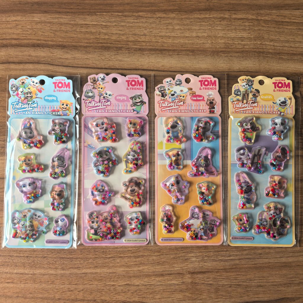 4Pack Fun Talking Tom Friends  - đánh giá và giá Craft Embellishment World