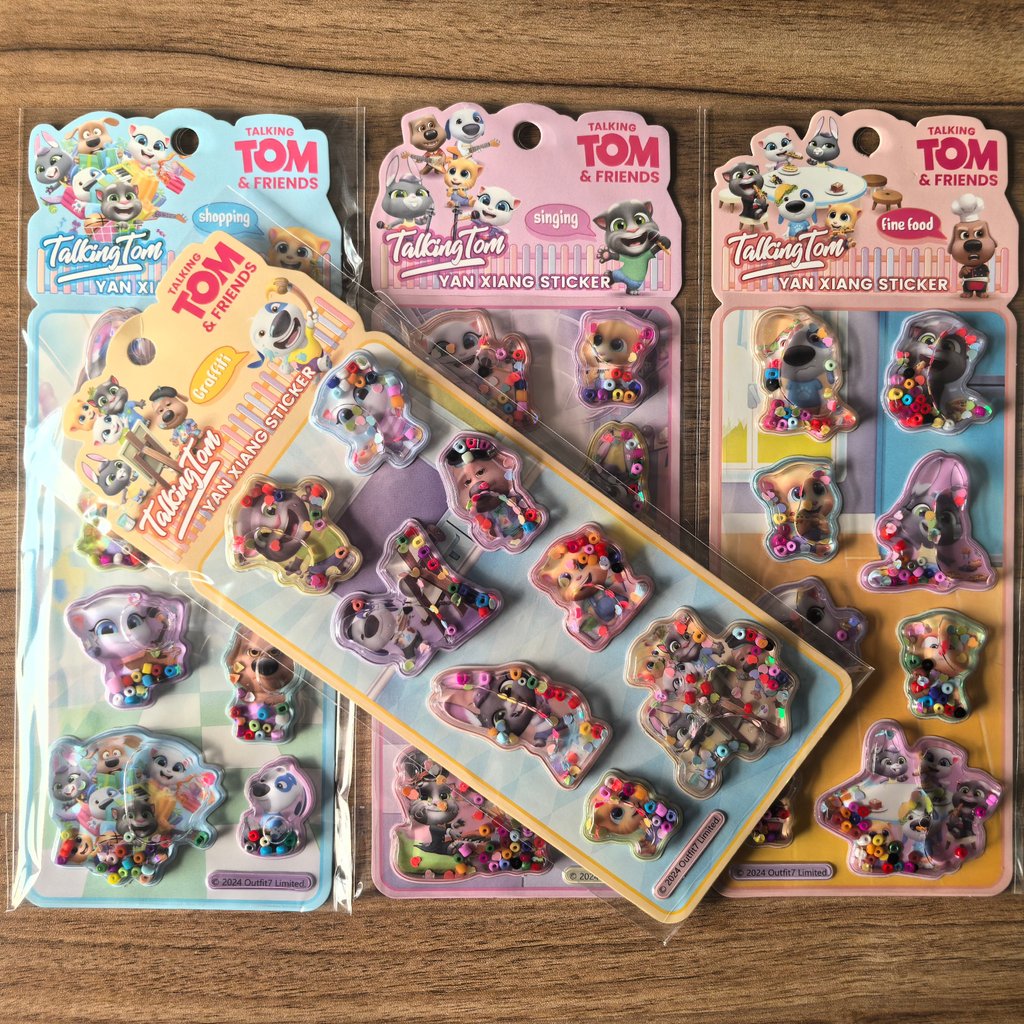 4Pack Fun Talking Tom Friends  - đánh giá và giá Craft Embellishment World