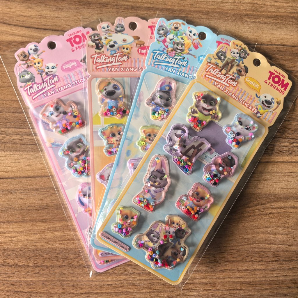 4Pack Fun Talking Tom Friends  - đánh giá và giá Craft Embellishment World