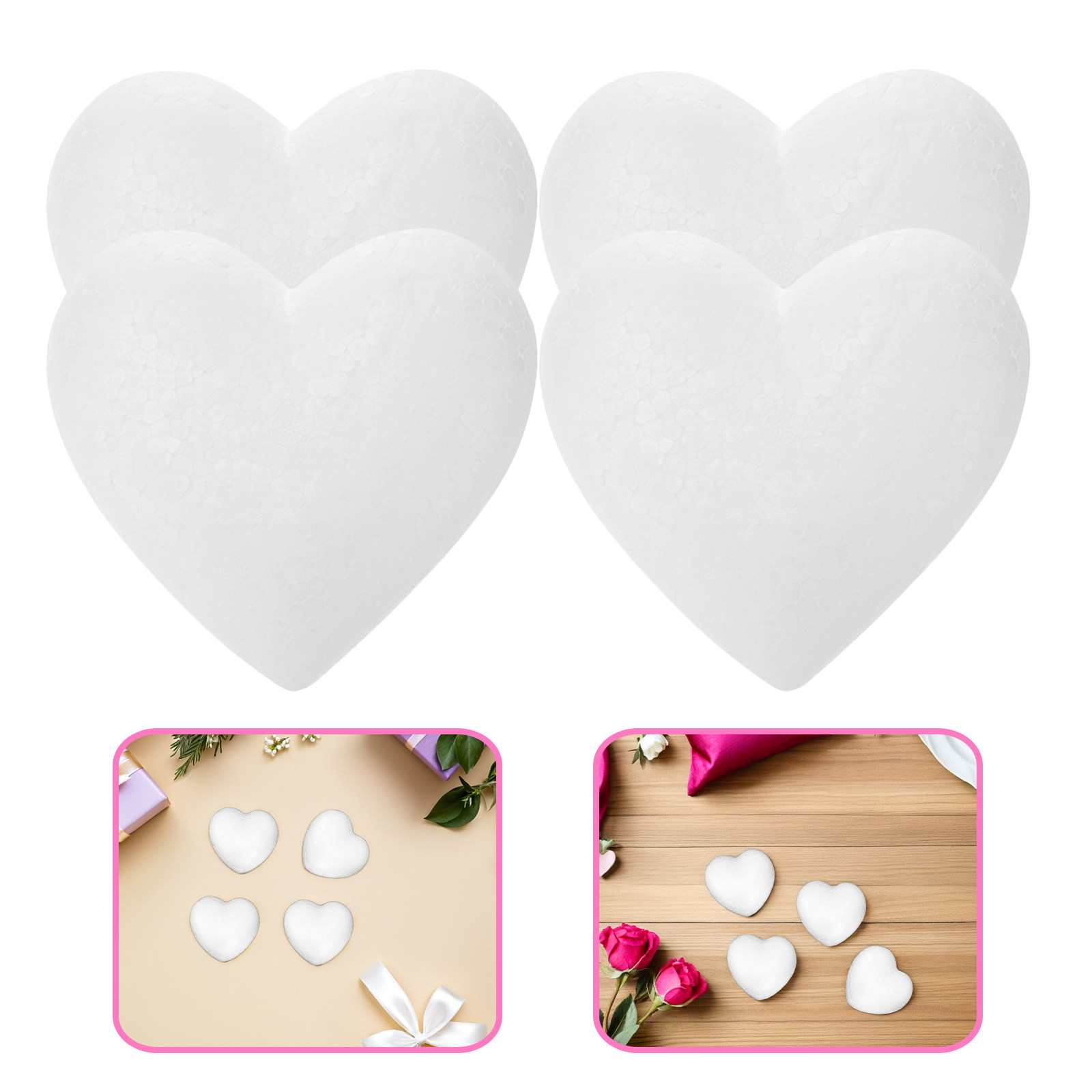20Pcs Blank Heart Foam Balls L - đánh giá và giá Craft Embellishments