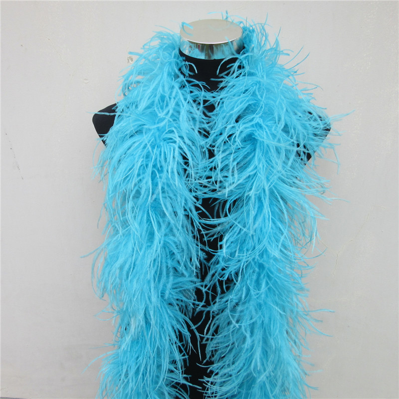 2 Meters 6 Layer White Natural - đánh giá và giá Feather Trim Marabou