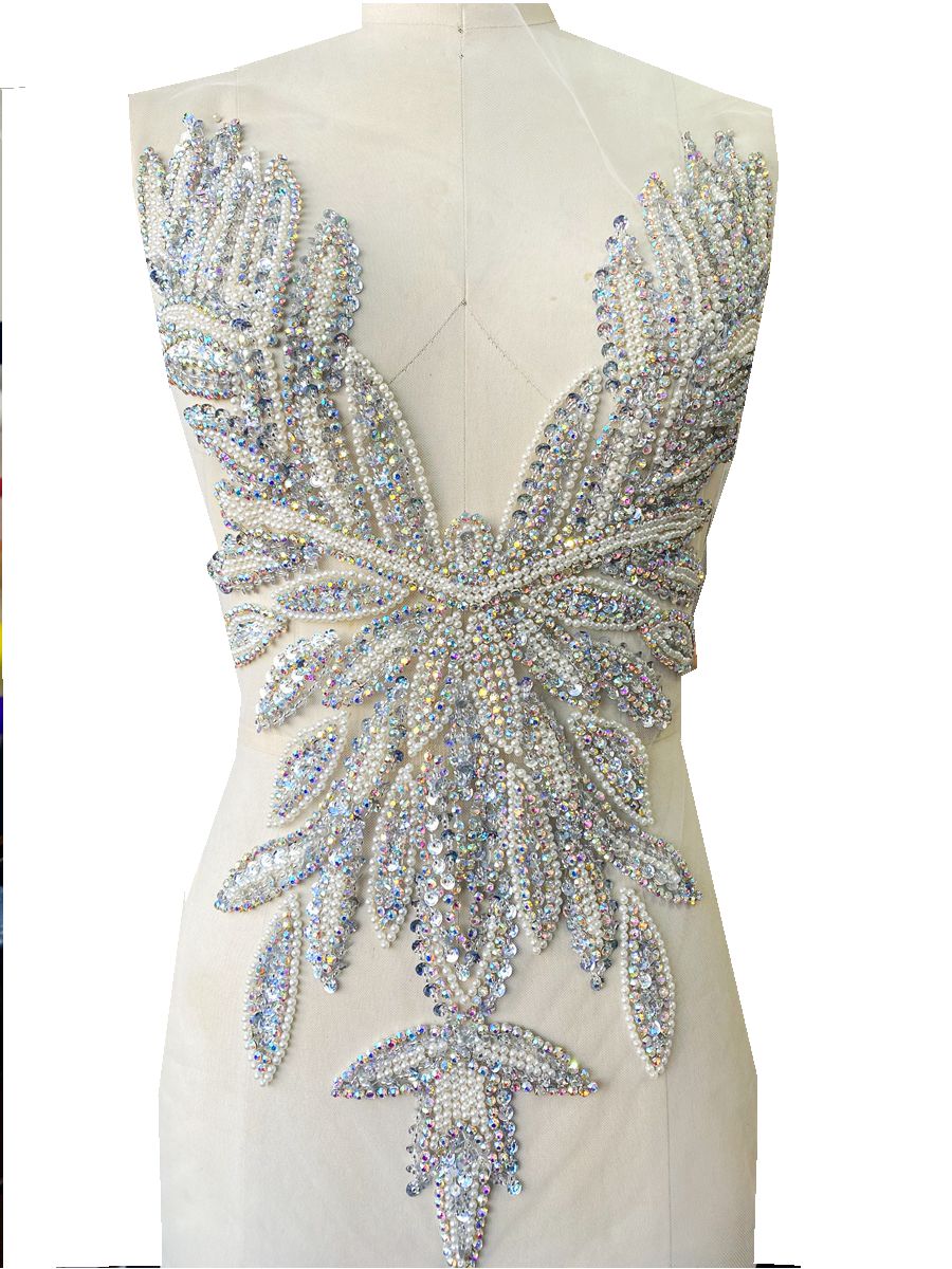 Luxury Beading Mesh Pearls Cry - đánh giá và giá Crystal Mesh Fabric