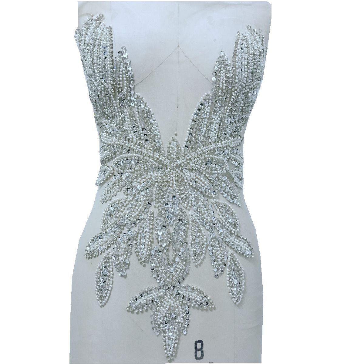 Luxury Beading Mesh Pearls Cry - đánh giá và giá Crystal Mesh Fabric
