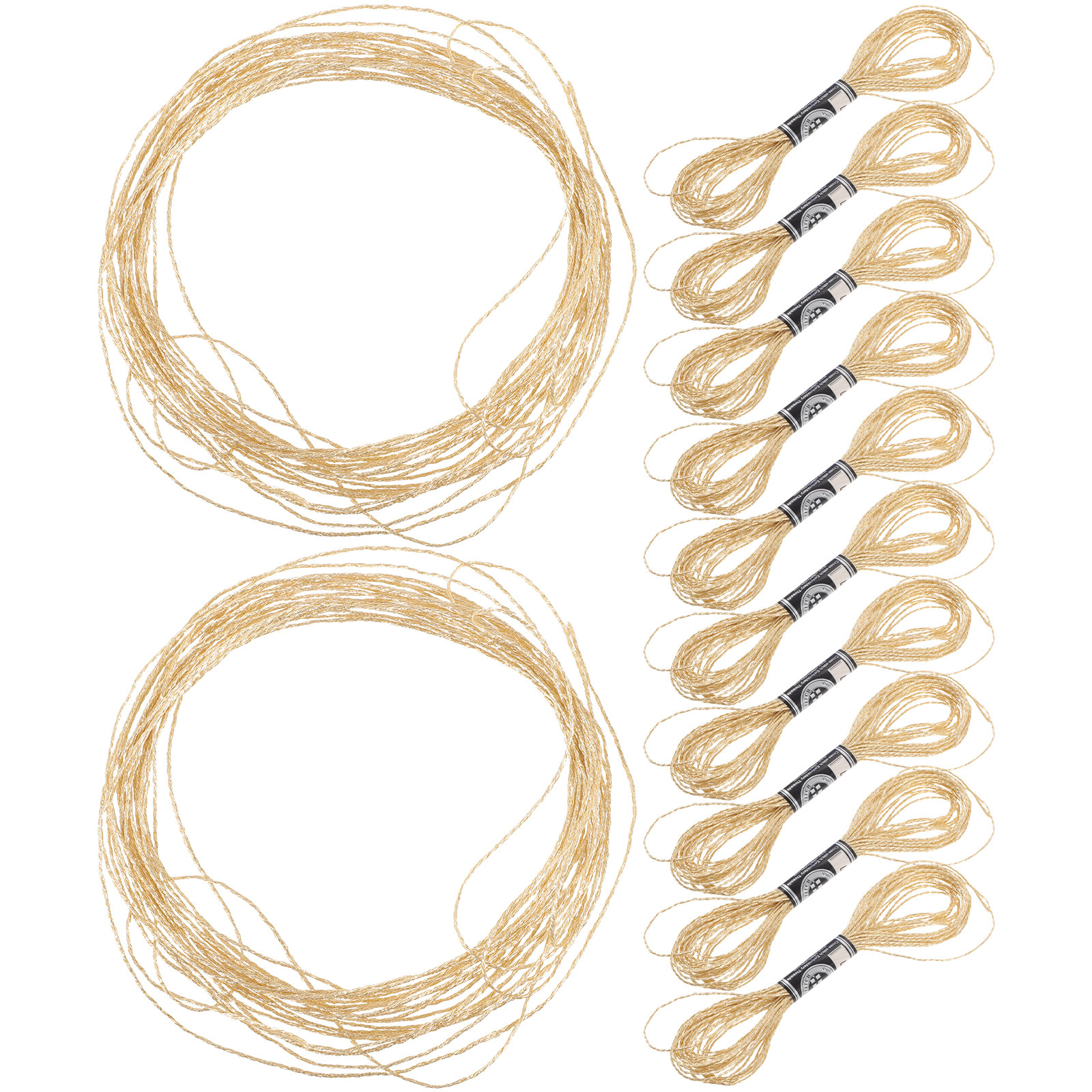 12Pcs Metallic Embroidery Thre - đánh giá và giá Embroidery Craft