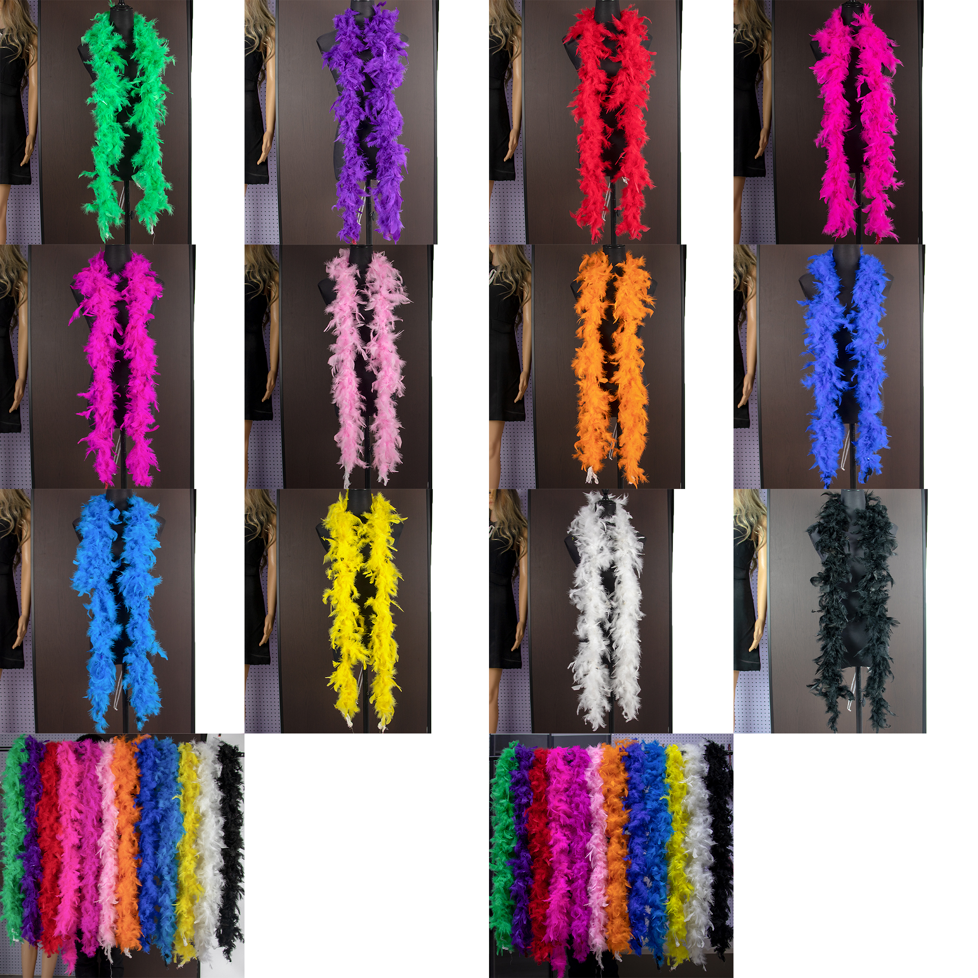 2 Meters Turkey feathers boa 3 - đánh giá và giá Feather Trim Marabou