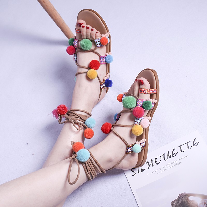 Women's Sandals Able and Elega - đánh giá và giá Tassel Fringe Trim
