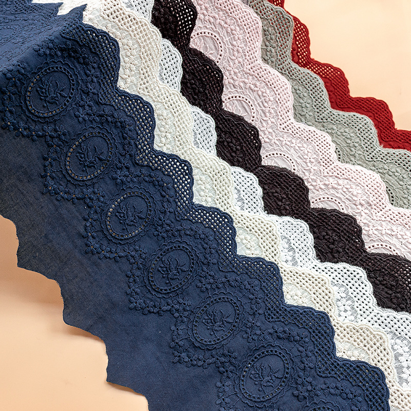 2Yards Colorful  Cotton Embroi - đánh giá và giá Lace Ribbon Trim