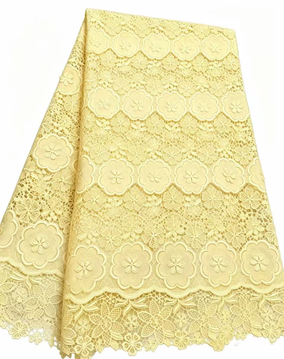 African Guipure Cord Lace Fabr - đánh giá và giá Sew On Rhinestone