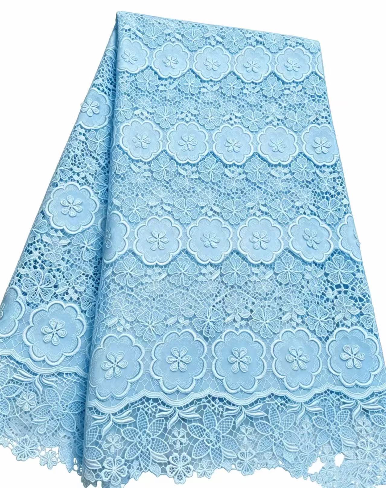 African Guipure Cord Lace Fabr - đánh giá và giá Sew On Rhinestone