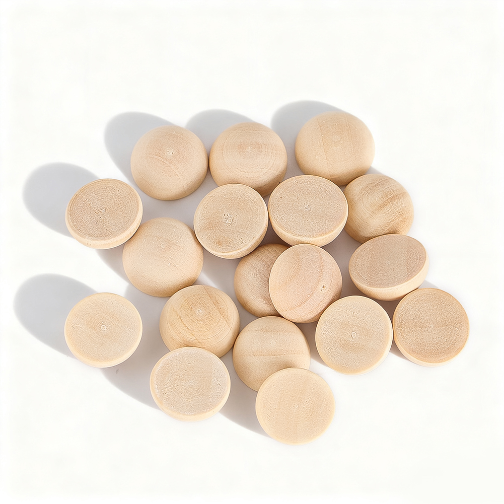 120pcs 15mm Half Wood Balls Un - đánh giá và giá Embellish Craft