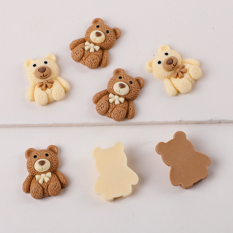 10/30/50pcs Resin Teddy Bear C - đánh giá và giá Embellishments For Scrapbooking