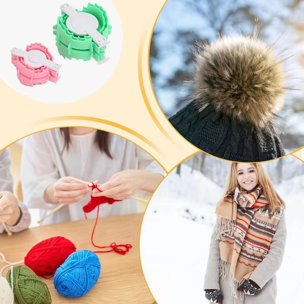 AC76-Pom Pom Maker Fluffs Ball - đánh giá và giá Pom Pom Maker Tool