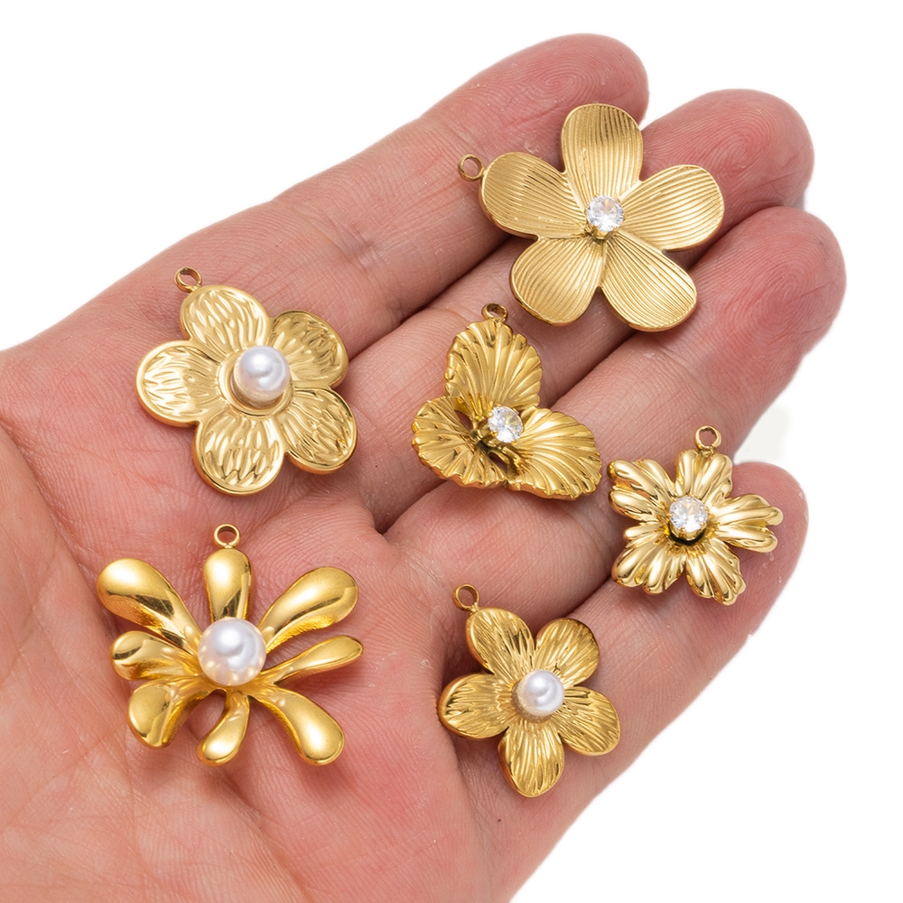 5pcs Gold Stainless Steel Flow - đánh giá và giá Embellishment Crafts