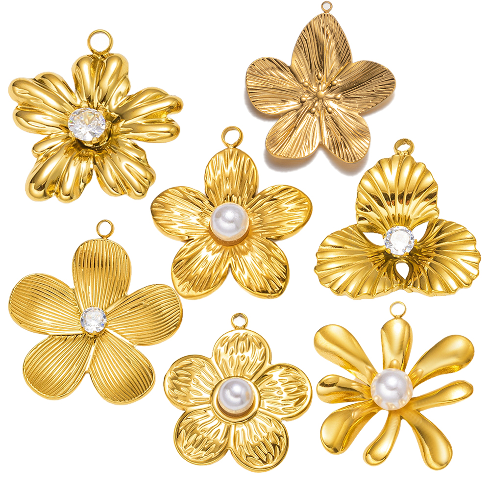 5pcs Gold Stainless Steel Flow - đánh giá và giá Embellishment Crafts
