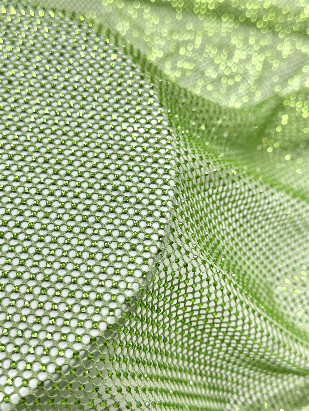 Exquisite Rhinestones Mesh diy - đánh giá và giá Crystal Mesh Fabric