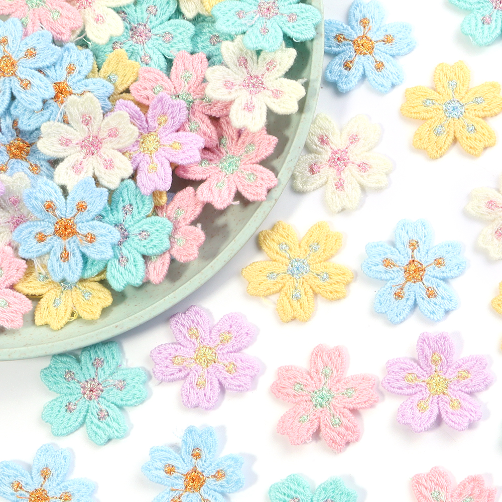 20pcs/lot Colorful 2.4cm Embro - đánh giá và giá Embroidery Embellishments