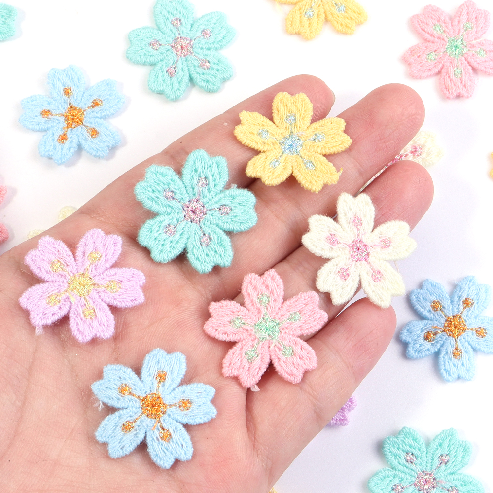 20pcs/lot Colorful 2.4cm Embro - đánh giá và giá Embroidery Embellishments