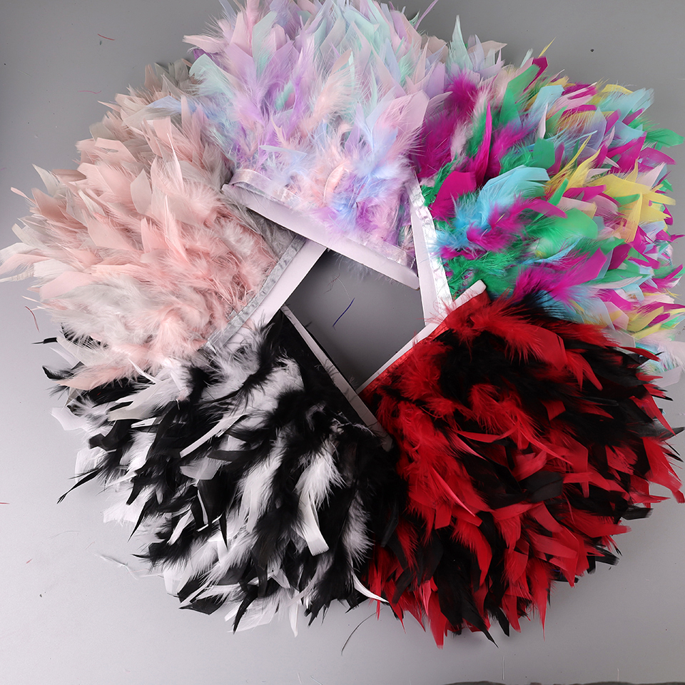 10-15cm Marabou Feathers Trim  - đánh giá và giá Feather Trim Marabou