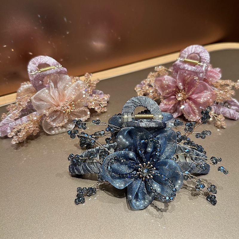 Elegant Korean Hair Accessorie - đánh giá và giá Crystal Mesh Fabric