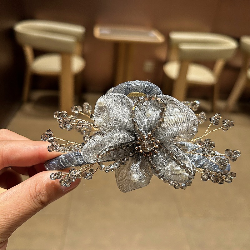 Elegant Korean Hair Accessorie - đánh giá và giá Crystal Mesh Fabric